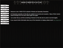 Tablet Screenshot of cybertech-uk.com